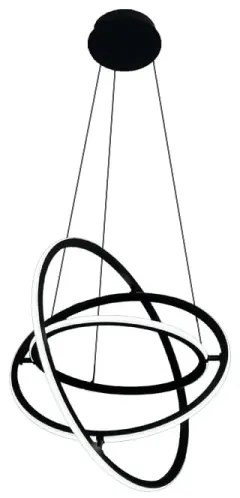 LED Stmievateľný luster na lanku LED/105W/230V 3000-6500K + diaľkové ovládanie