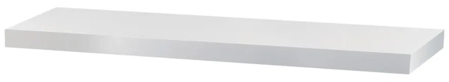Polička nástenná 90 cm, MDF, farba biely mat, baleno v ochranej fólii - P-013 WT2