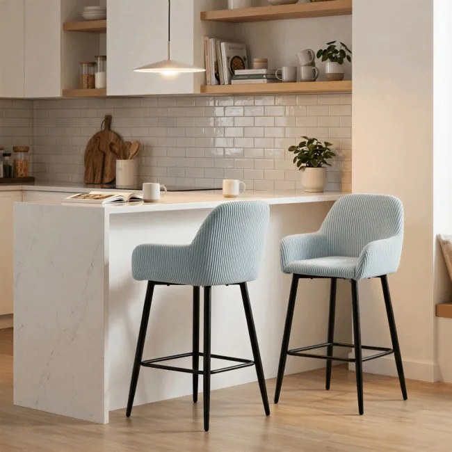 Barová stolička modrá AUB-V4009 BLUE6