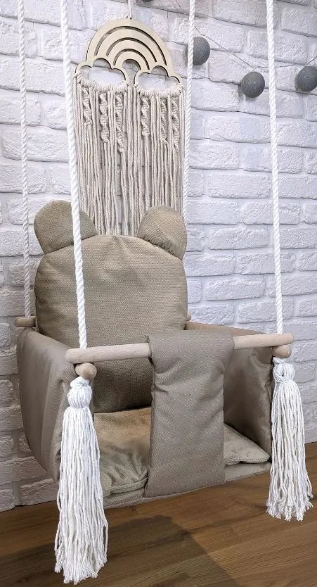 Detská hojdačka LULLABY - CAPPUCINO