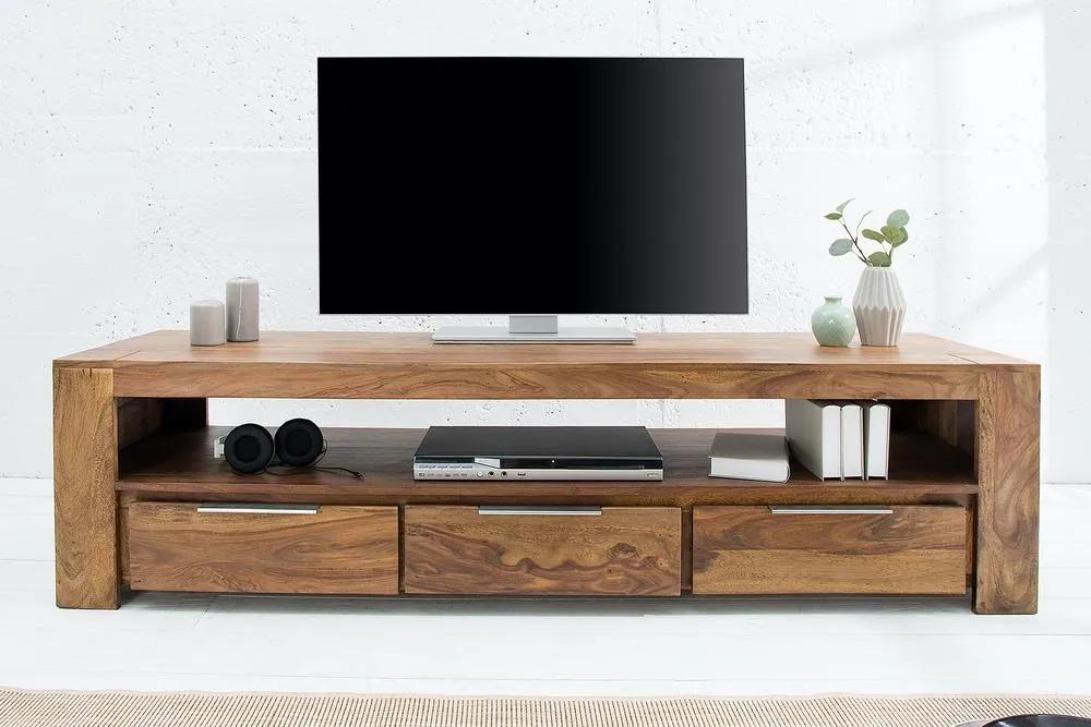 Luxusný TV stolík Timber masív 170 cm