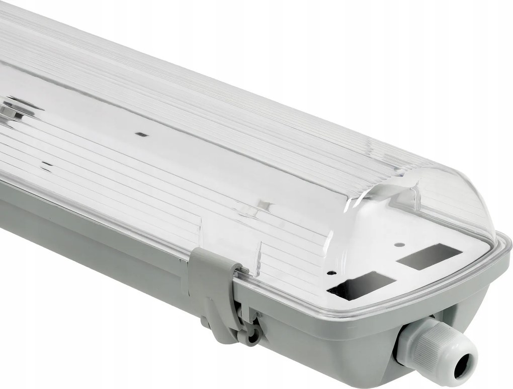 Hermetické LED plechové svietidlo 2x120cm - IP65