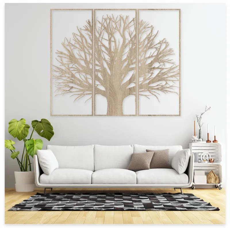 Trojdielny obraz na stenu strom života | SENTOP HDF0199