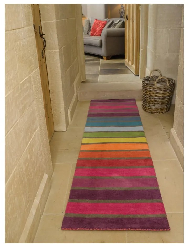 Vlnený behúň Flair Rugs Candy, 60 × 230 cm