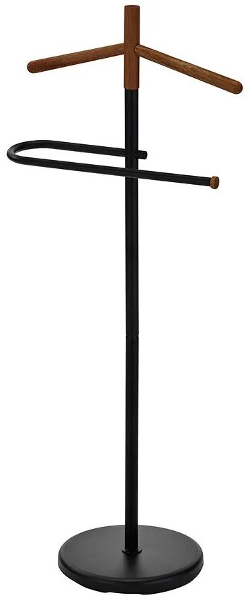 Vešiak na bundu Gc6679 Čierna/Orzech