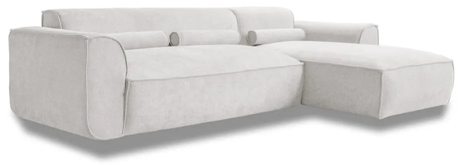 Biela rohová pohovka (pravý roh) Flex Felix – Miuform