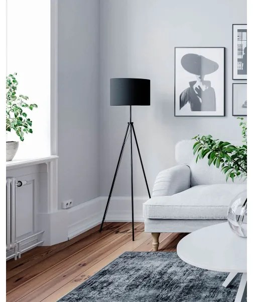 ByRydens 4100700-4000 - Stojacia lampa RINA 1xE27/5W/230V čierna