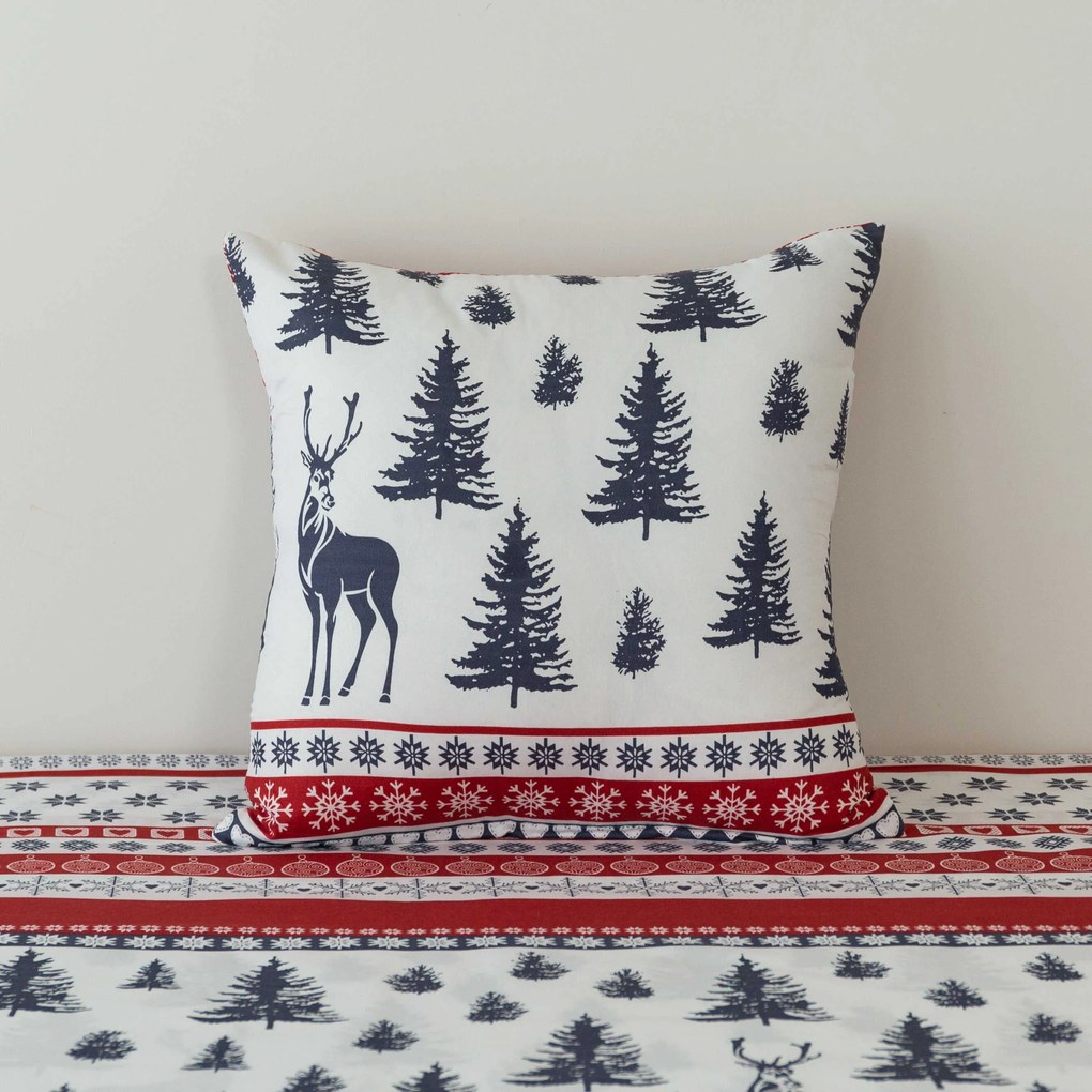 Povlak na vankúš z mikrovlákna TWINKLE CHRISTMAS 45x45 cm, farebný
