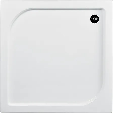Besco Štvorcová sprchová akrylátová vanička OSKAR SQ 70x70 (80x80, 90x90) IP BESCO-Rozmery: 90x90