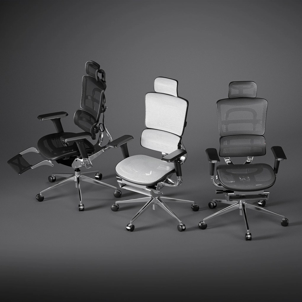 Kancelárska ergonomická stolička Diablo V-Master, čierna