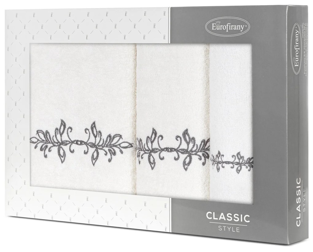 SADA UTERÁKOV KAMELIA 1 KS 30X50 CM, 1 KS 50X90 CM, 1 KS 70X140 CM KRÉMOVÁ
