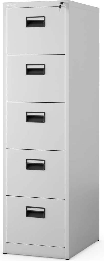 Kovová kartotéka, 5 zásuviek SARA V5, 460 x 1625.5 x 620 mm, šedá