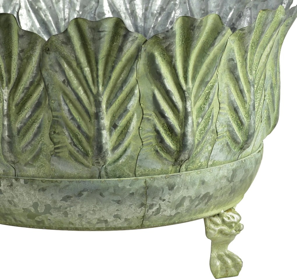 Sada 3 ks květináčů MARINA VI zelená