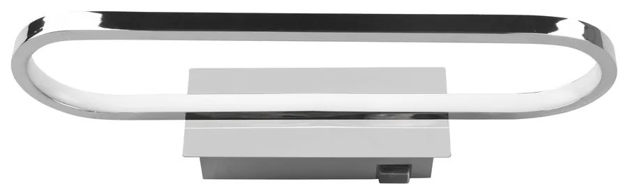 LED nástenné svietidlo v lesklej striebornej farbe (dĺžka 40 cm) Gianni - Trio