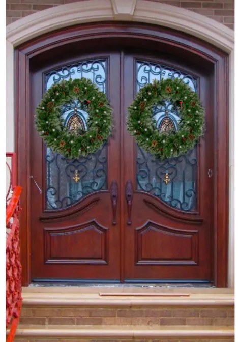 Vianočný veniec LED 311427