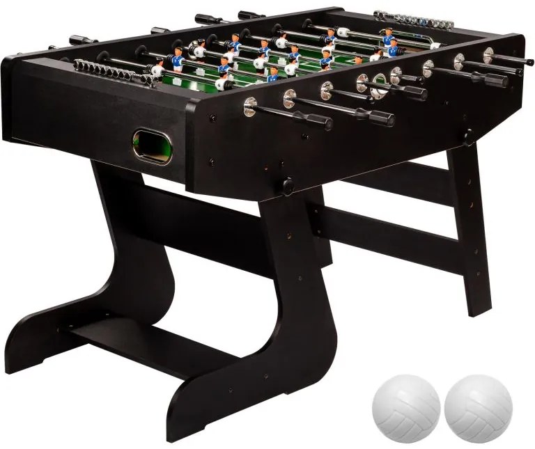 GamesPlanet® Stolný futbal LIVERPOOL, 141x125x89 cm, čierny M60753