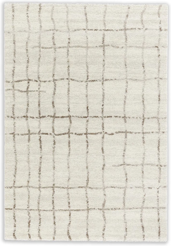 Astra - Golze koberce Kusový koberec Savona 193000 Grid Cream - 67x130 cm