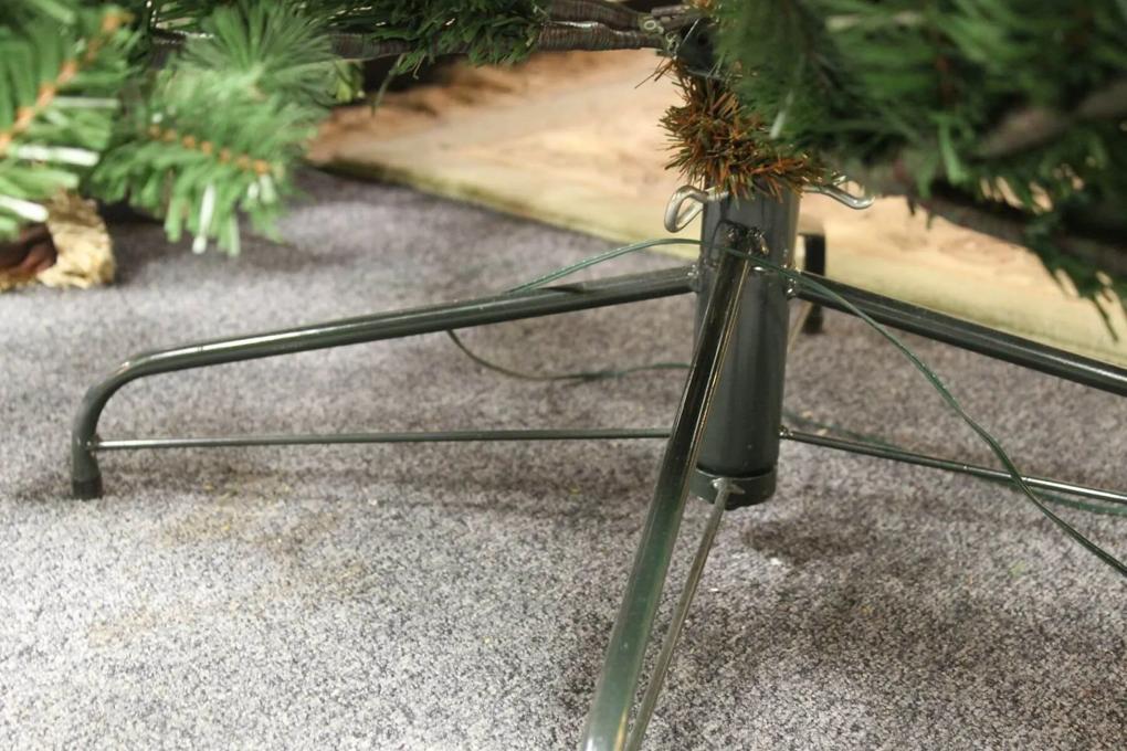 Zelený umelý vianočný stromček 2D+3D 180cm