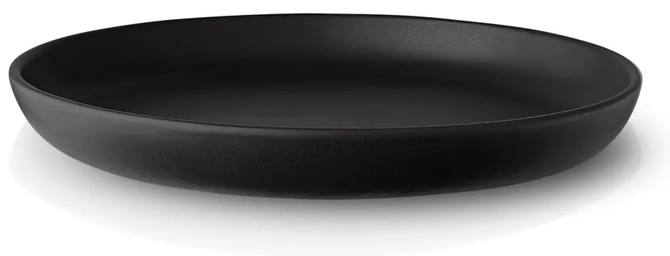 Čierny kameninový tanier Eva Solo Nordic, 17 cm