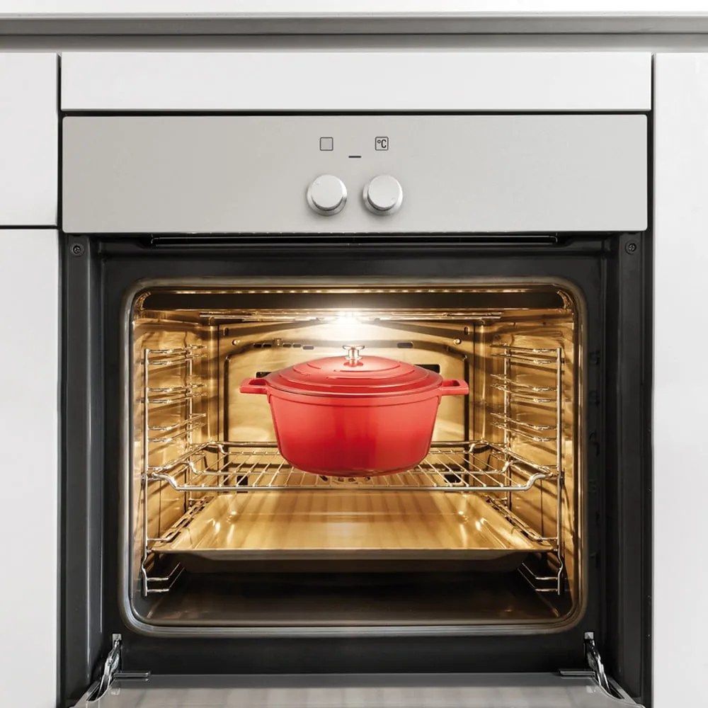 Hrniec s pokrievkou s nepriľnavým povrchom na indukciu 4.7 l Bordeaux - Tescoma