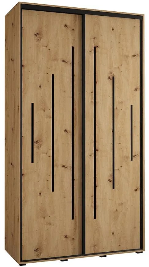 Skriňa 45 Canaris 12 140 artisan/čierna