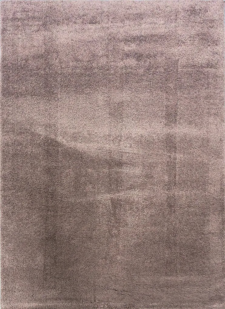BE Koberec Microsofty 8301 BROWN – hnedý obdĺžnikový Rozmer: 160x220 cm