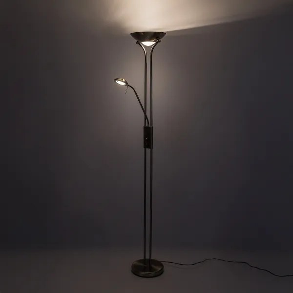 Brilagi - Stmievateľná stojacia lampa SCARLETT 1xR7s/230W/230V + 1xG9/40W bronzová