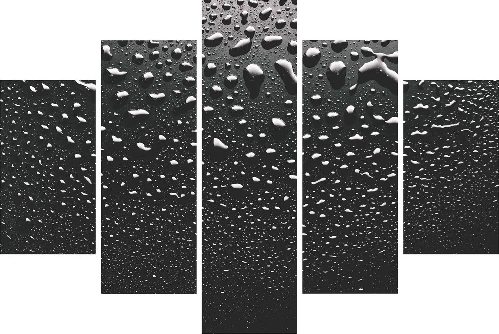 Obraz kvapiek vody (150x105 cm)
