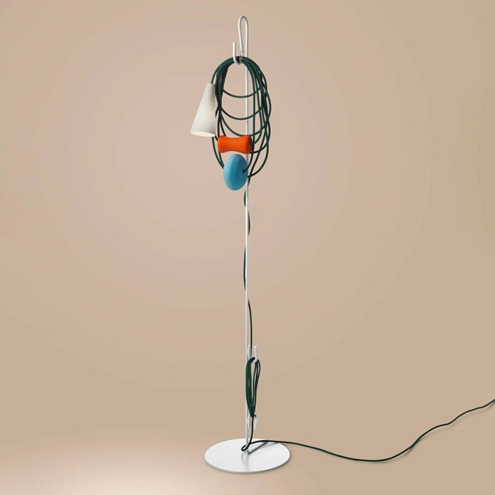 Foscarini Filo stojacia LED lampa, Teodora