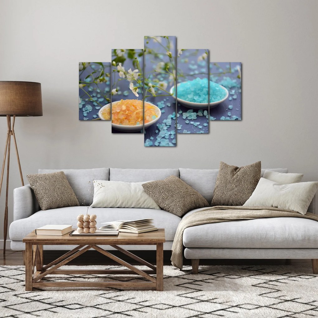 Obraz farebnej morskej soli (150x105 cm)
