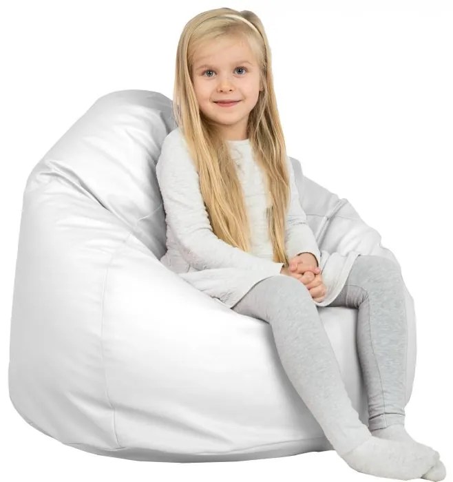 Sedací vak BAG Sako L Ekokoža Farba: 1.Biely