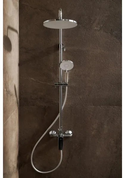 KFA Armatura 4426-910-00 - Sprchová sada s batériou AGAT lesklý chróm