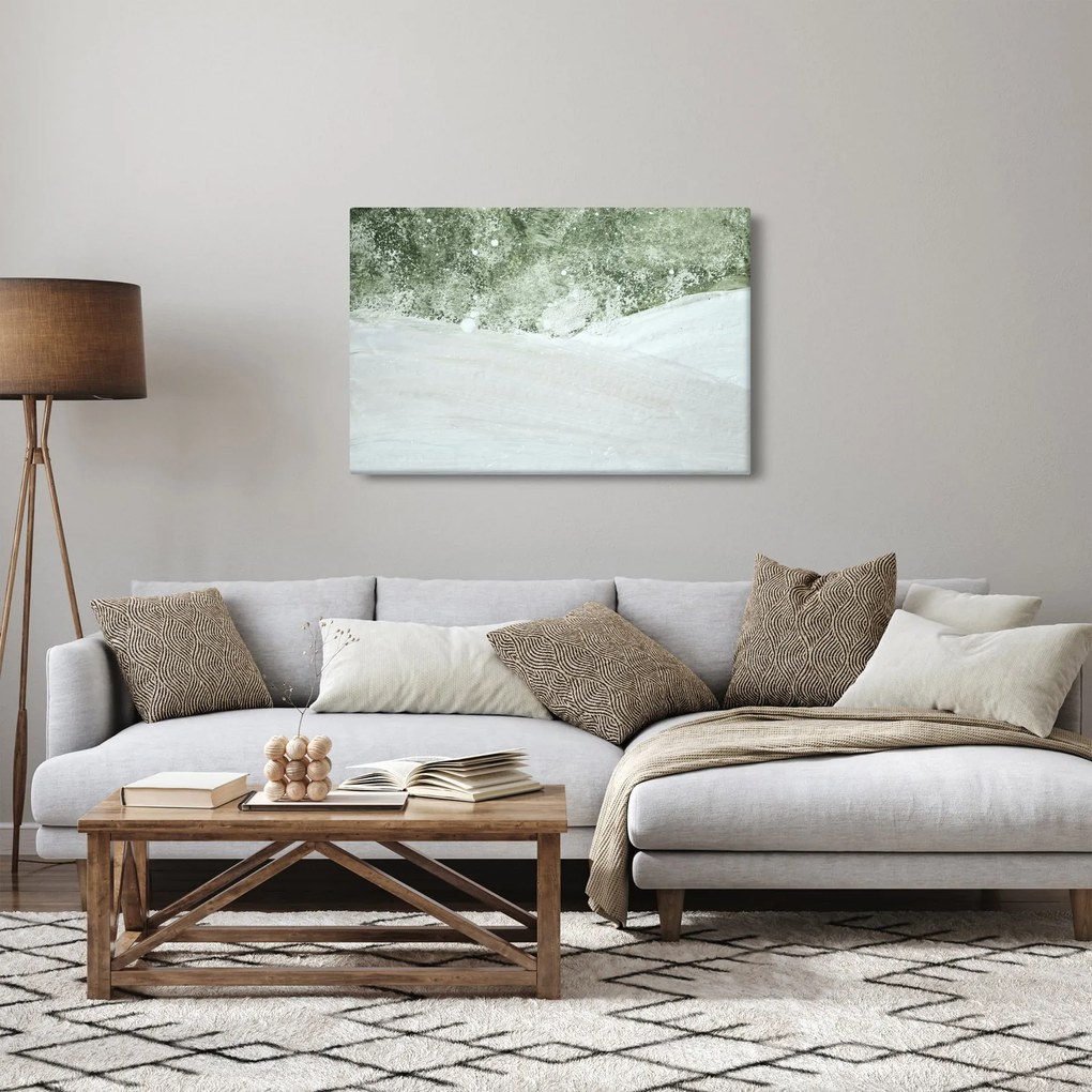 Obraz - Abstrakcia štetcami (90x60 cm)