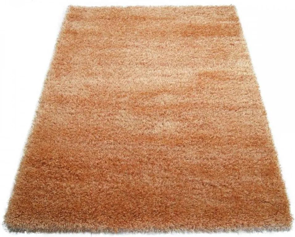 Kusový koberec Shaggy vlas 50 mm oranžový, Velikosti 160x220cm