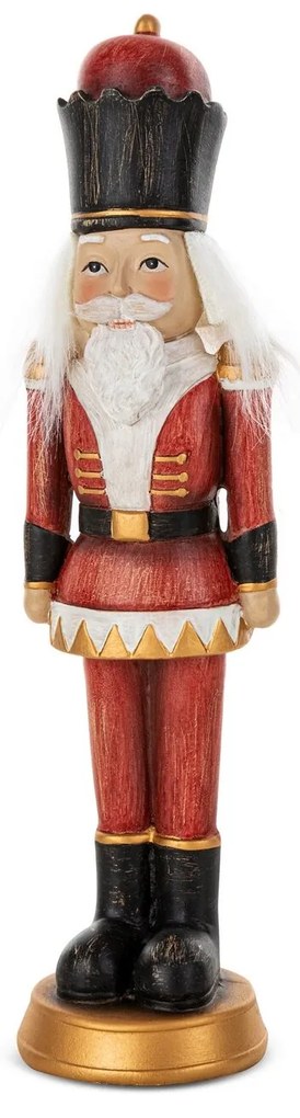 VIANOČNA FIGÚRKA NUTCRACKER 18CM VIACFAREBNÁ