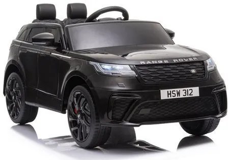 Lean Cars Elektrické autíčko -Range Rover - lakované - čierne - motor 2x45W - batéria 1x12V4,5Ah - 2021