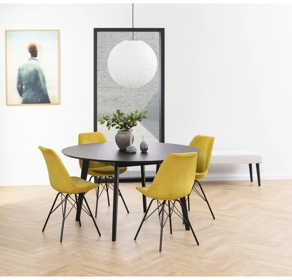 Žltá jedálenská stolička Eris - Actona