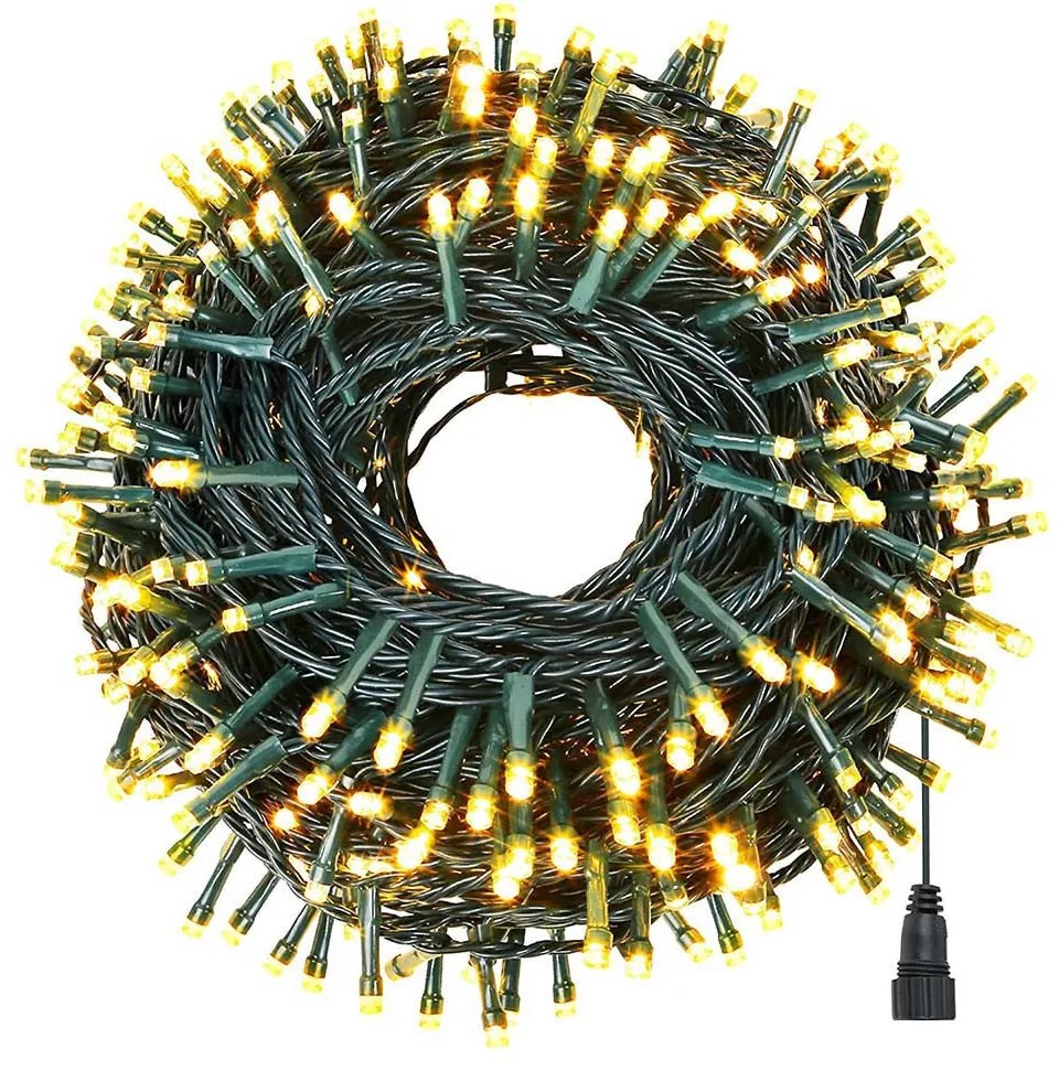 LED reťaz vo voliteľnej veľkosti - s 120 ks LED teplá biela