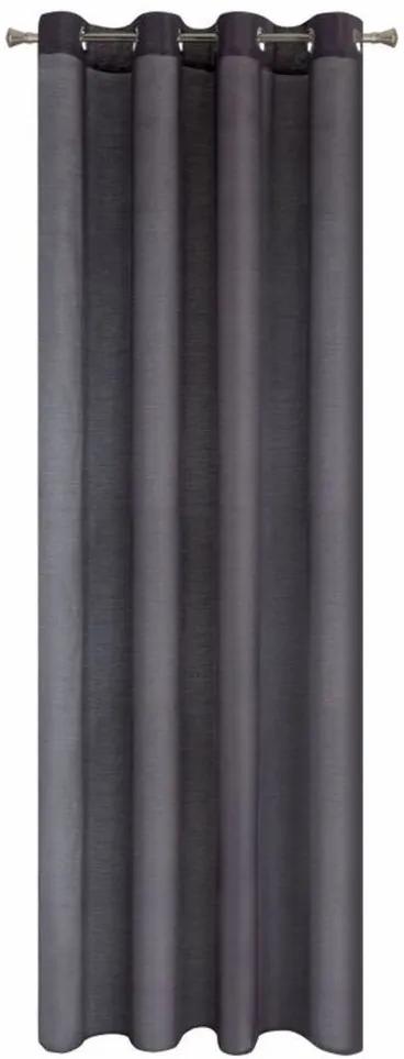 Krásne jednofarebné závesy v sivej farbe 140 x 250 cm