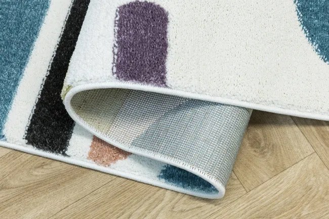 Koberec LIMA M045A ružový / modrý / krémový