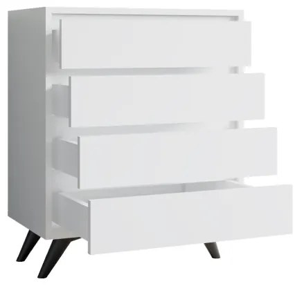 Komoda SUVERA 86x70 cm biela