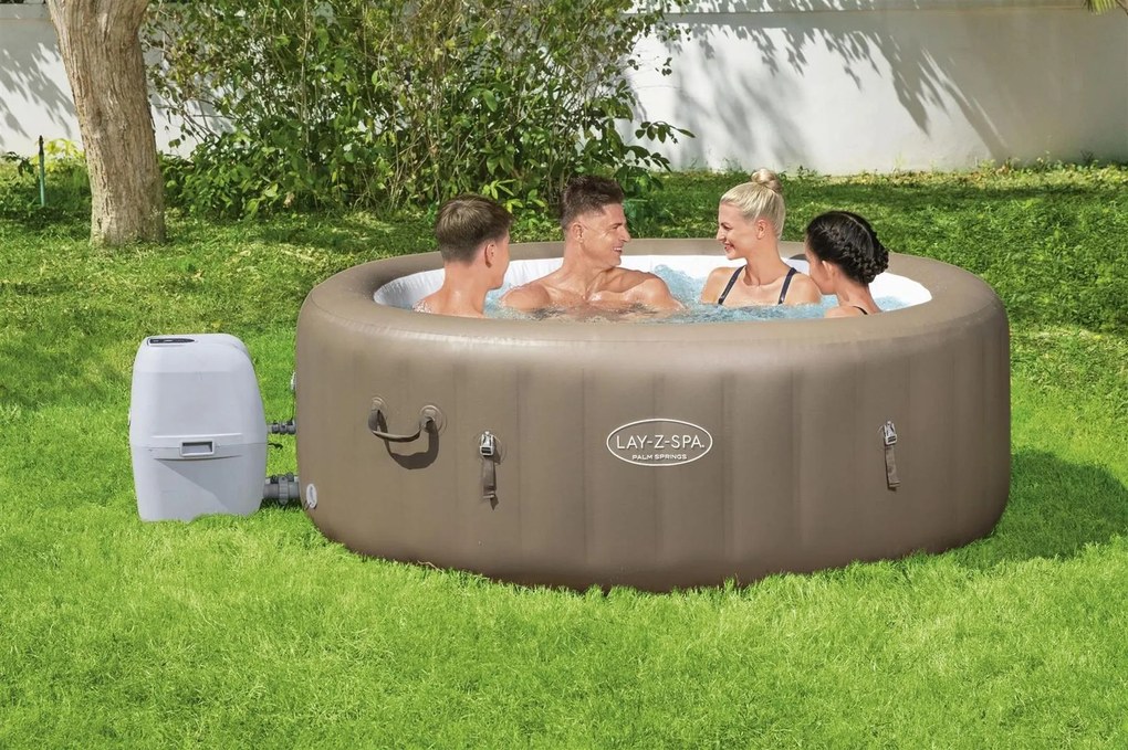 BESTWAY Lay-Z-Spa Palm Springs AirJet Vírivka, 196 x 71 cm, 4-6 osôb 60017