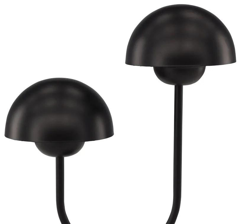 Čierna dizajnová stolná lampa LYCKORNA