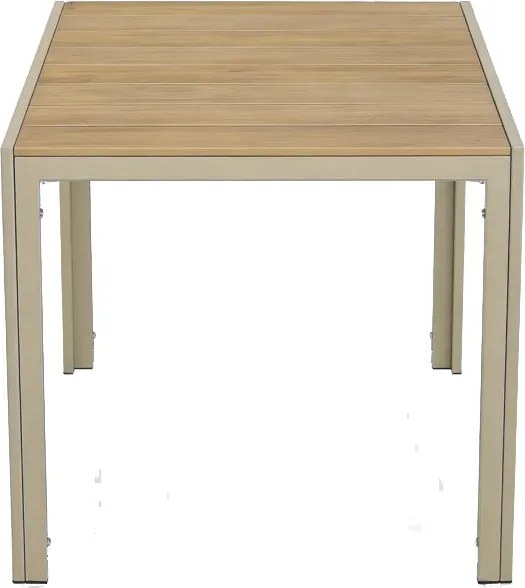 CH Béžový záhradný hliníkový stôl Beno II
