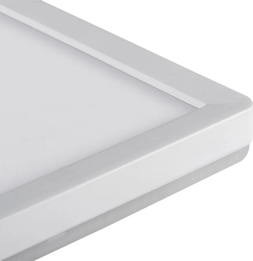 KANLUX KANLUX, AZPO stropné LED svietidlo, 225x225mm, 12,3W, 3000/4000/6000K, IP54, biela, 31530