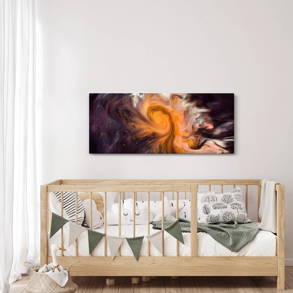 Abstraktné obraz - vesmír (120x50 cm)