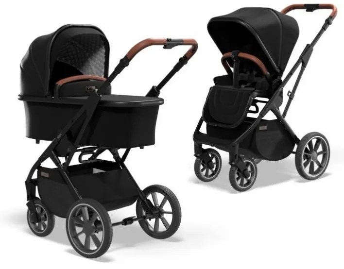 Moon kombinovaný kočík Rocca Basic Black