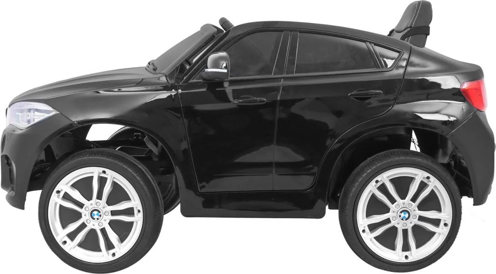 Ramiz Detské elektrické autíčko BMW X6M - čierne SUV + diaľkové ovládanie