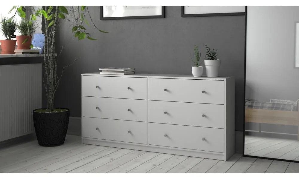 Biela komoda Tvilum May, 143 x 68 cm