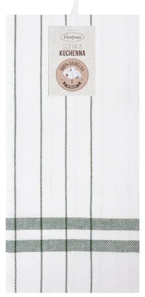 Sada kuchynských utierok CHECK zelená